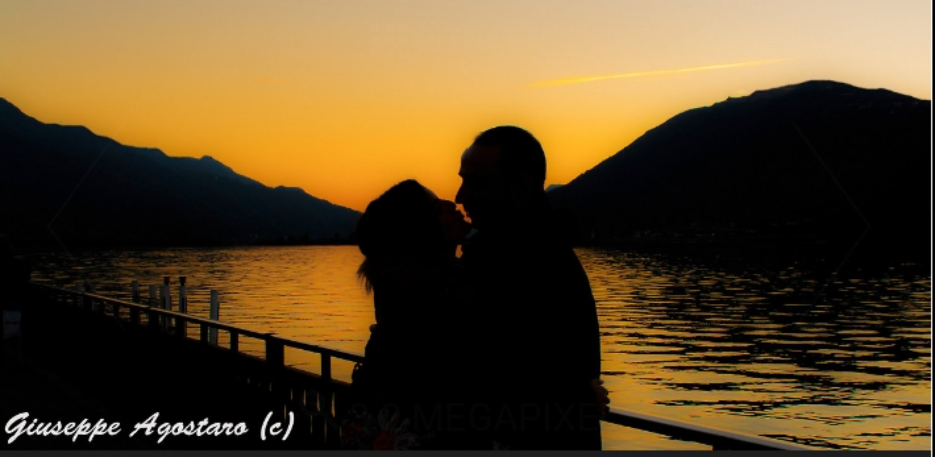 sunset in love